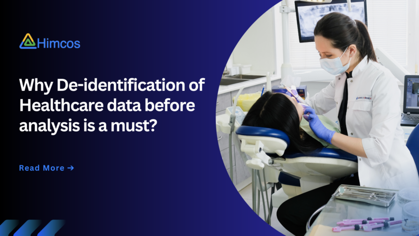 De-identification of Healthcare data before analysis