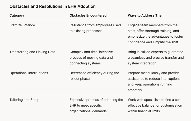 EHR Implementation cost