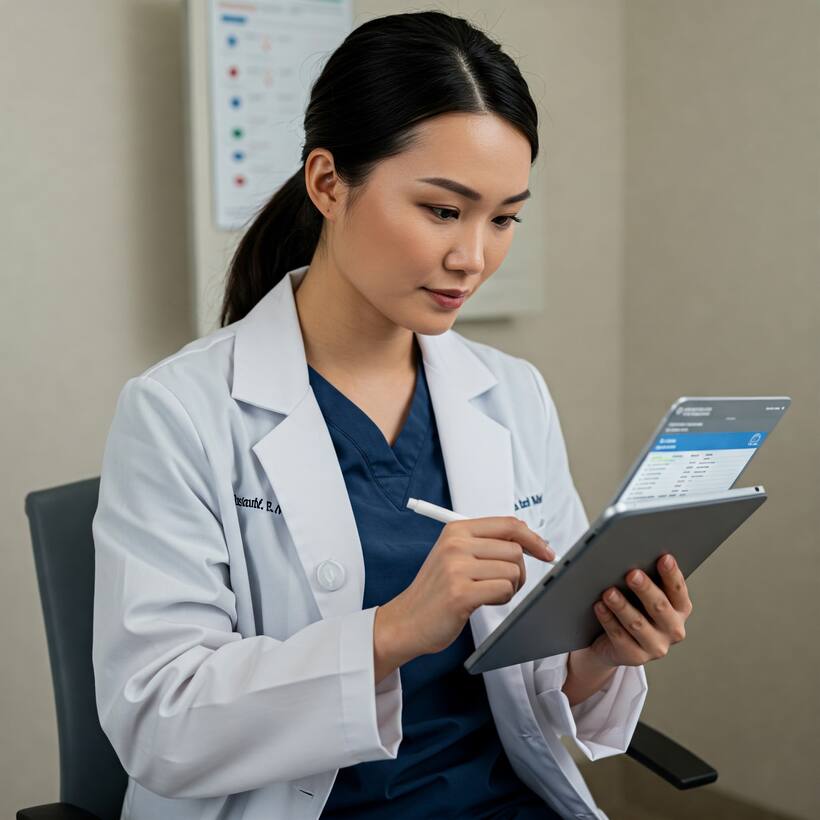 measure efficiency of AI Medical Scribe